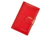 czerwony || Red \ materiał || Skóra naturalna