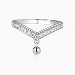 Biżuteria DIAMONFIRE 6118701082175. Pierścionek, Kolor szary. Kobieta.