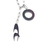 Biżuteria CHRONOTECH 1810080106. Wisiorek, Kolor srebrny. Unisex.