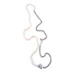 Biżuteria GUESS UBN81019. Naszyjnik, Kolor srebrny. Kobieta.