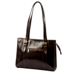 Shopperbag damska dwie komory torebka na ramię skóra naturalna Florence