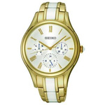 Zegarek SEIKO SKY718P1. Kwarcowy, Kolor biały. Mężczyzna.