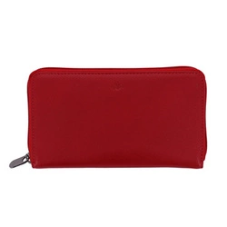 Skórzana klasyczna damska portmonetka duża DuDu