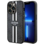 Guess GUHMP14LP4RPSK iPhone 14 Pro 6.1" czarny/black hardcase 4G Printed Stripes MagSafe