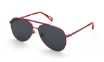 Okulary ZADIG&VOLTAIRE SZV415-6008ER. Okulary przeciwsłoneczne, Kolor czerwony. Unisex.