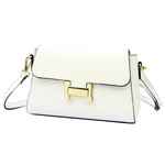 Luka damska listonoszka skóra naturalna torebka przez ramię z klapą