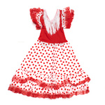 CHILDISH DRESS FLAMENCO CHILDISH VSRBLANCLRO10 (TALLA 10 )