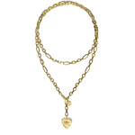 Biżuteria GUESS JUBN04044JWYG. Naszyjnik, Kolor złoty. Kobieta.