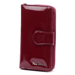 Pierre Cardin damski pionowy duży portfel skórzany podłużna portmonetka