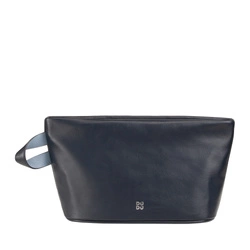 Skórzana zapinana kosmetyczka podróżna marki DuDu