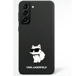 Karl Lagerfeld KLHCS23LSNCHBCK S23 Ultra S918 hardcase czarny/black Silicone Choupette