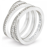 Biżuteria TOMMY HILFIGER 2701098C. Pierścionek, Kolor szary. Kobieta.