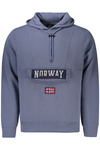 Norway 1963 MĘSKA NIEBIESKA BLUZA Z ROZPINANYM NA ZAMEK