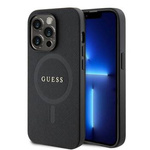 Guess GUHMP15XPSAHMCK iPhone 15 Pro Max 6.7" czarny/black hardcase Saffiano MagSafe