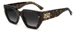 Okulary DSQUARED2 D2-0031-S-086. Okulary przeciwsłoneczne, Kolor brązowy. Unisex.