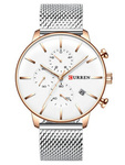 ZEGAREK MĘSKI CURREN 8339 (zc015b) - CHRONOGRAF