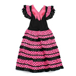 CHILDISH DRESS FLAMENCO CHILDISH VS-NPINK-LN6 (TALLA 6 )