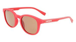 Okulary LACOSTE L3644S-615. Okulary przeciwsłoneczne, Kolor czerwony. Dziecko.