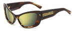 Okulary DSQUARED2 D2-0118-S-EX4. Okulary przeciwsłoneczne, Kolor brązowy. Kobieta.