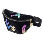 Gregorio Damska pikowana nerka biodrowa skóra ekologiczna saszetka na ramię