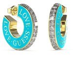 Biżuteria GUESS JUBE04083JW. Kolczyki, Kolor niebieski. Kobieta.