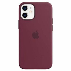 Etui Apple MHKQ3ZM/A iPhone 12 mini 5,4" MagSafe fioletowy/plum Silicone Case