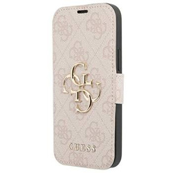 Guess GUBKP13L4GMGPI iPhone 13 Pro / 13 6,1" różowy/pink book 4G Big Metal Logo