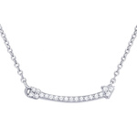 Biżuteria DIAMONFIRE 6310031082. Naszyjnik, Kolor szary. Kobieta.