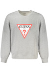 GUESS JEANS BLUZA BEZ ZAMKA MĘSKA SZARA