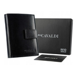Skórzany męski portfel Cavaldi 0104L-P-BS RFID