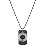 Biżuteria POLICE PJ26567PSS01. Naszyjnik, Kolor czarny. Mężczyzna.
