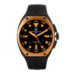 Zegarek MONTRES DE LUXE 09SA-BK-1002. Kwarcowy, Kolor czarny. Mężczyzna.