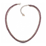 Biżuteria GUESS UBN28045. Naszyjnik, Kolor różowy. Kobieta.