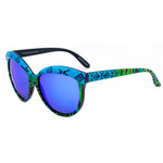 Okulary ITALIA INDEPENDENT 0092INX033000. Okulary przeciwsłoneczne, Kolor czarny niebieski zielony. Kobieta.