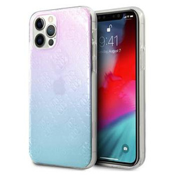 Guess GUHCP12L3D4GGBP iPhone 12 Pro Max 6,7" niebiesko-różowy/blue&pink hardcase 4G 3D Pattern Collection