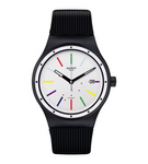 Zegarek SWATCH SUTB408. Automatyczny, Kolor biały. Unisex.