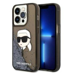 Karl Lagerfeld KLHCP14XLNKHCK iPhone 14 Pro Max 6,7" czarny/black hardcase Glitter NFT Karl Head