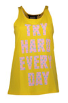 SILVIAN HEACH AMERICAN TANK TOP DAMSKI ŻÓŁTY