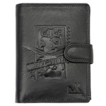 Money Kepper portfel pionowy męski skóra naturalna męski wzór system RFID