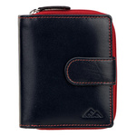 Pojemny Skórzany damski portfel kieszeń zasuwana EL FORREST RFID