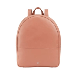 Miejski Damski plecak dwukomorowy skórzany DUDU