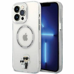 Karl Lagerfeld KKLHMP13XHNKCIT iPhone 13 Pro Max 6,7" hardcase transparent Iconic Karl&Choupette Magsafe