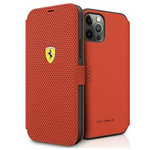 Ferrari FESPEFLBKP12LRE iPhone 12 Pro Max 6,7" czerwony/red book On Track Perforated