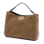 Vera Pelle damska listonoszka skóra naturalna zamsz torebka na ramię