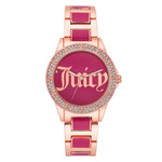 Zegarek JUICY COUTURE JC1308HPRG. Kwarcowy, Kolor różowy. Kobieta.