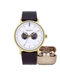 Zegarek WATXANDCO RELOJ8_44. Kwarcowy, Kolor biały. Mężczyzna.