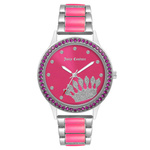 Zegarek JUICY COUTURE JC1335SVHP. Kwarcowy, Kolor różowy. Kobieta.