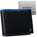 Skórzany męski portfel Rovicky N992-VT-R8 RFID