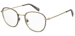 Okulary LEVI'S LV-1027-2F7. Okulary, Kolor szary złoty. Kobieta.
