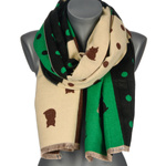 Patchwork Szalik damski duży bawełniany szal niepowtarzalny XA-3-3